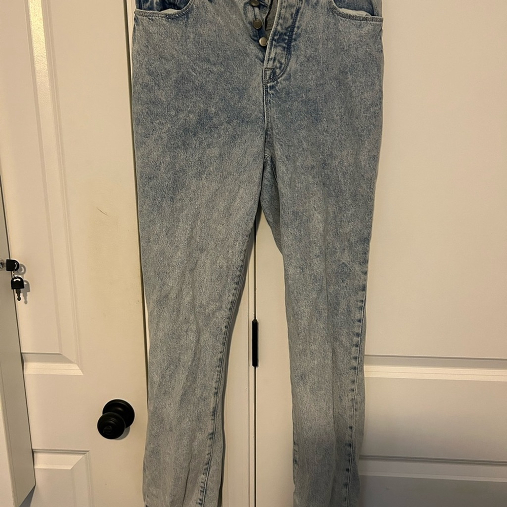 Good American High Rise Light Denim Jeans